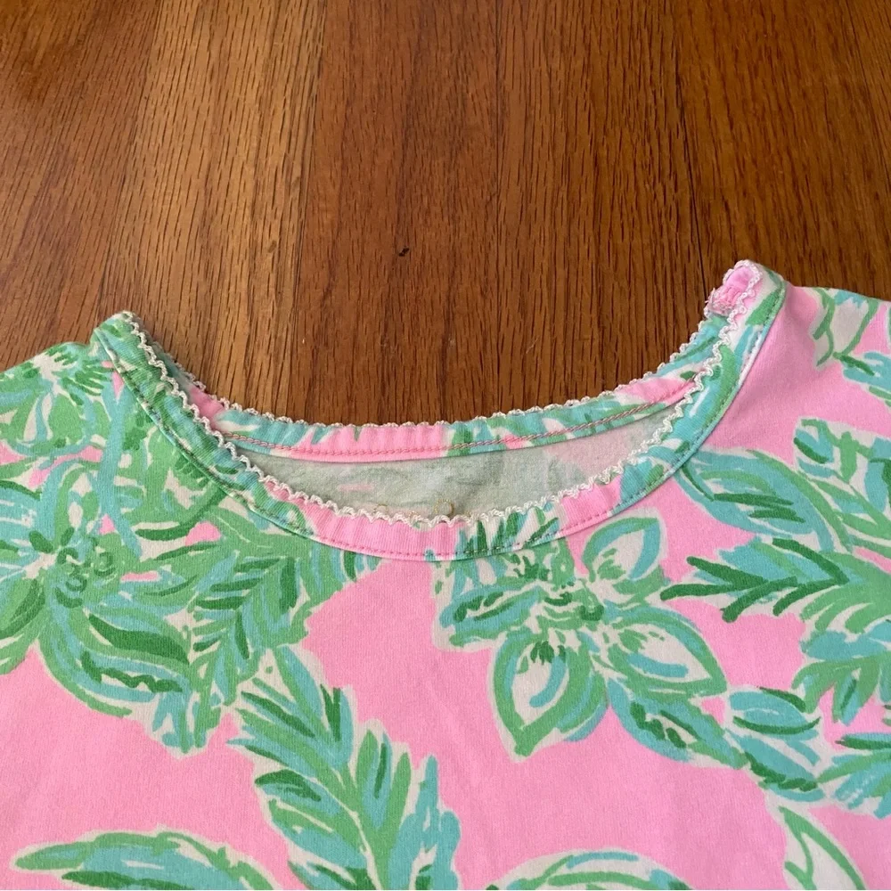 Lilly Pulitzer Tropical Coconut Palms Pajama Set